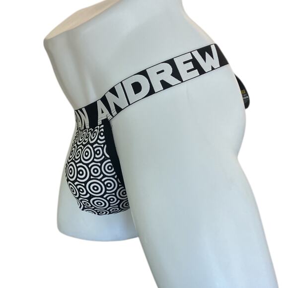 Andrew Christian Dream G-String Black White Medium - Picture 2 of 8